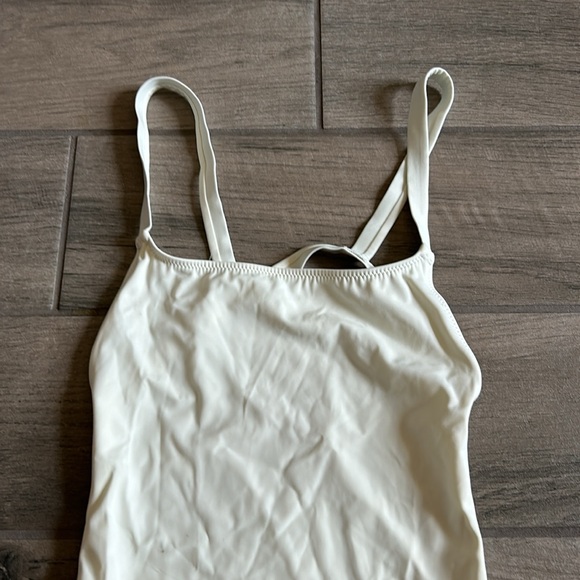 Solid and stripe swim team one piece swim suit - Picture 2 of 6